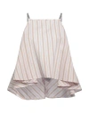 Dondup Woman Top Light Pink Size 6 Cotton, Polyamide In Pink
