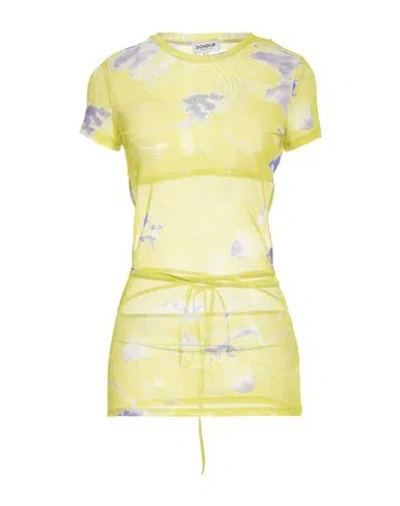 Dondup Woman Top Lime Green Size L Polyamide, Elastane