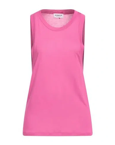 Dondup Woman Top Magenta Size S Viscose, Modal, Silk