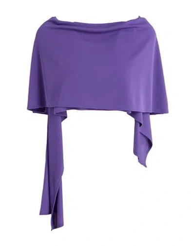 Dondup Woman Top Purple Size M Polyester
