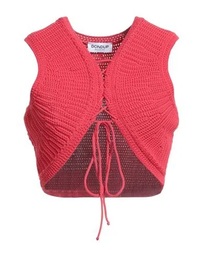 Dondup Woman Top Red Size 6 Polyamide
