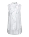 Dondup Ruched Blouse In White