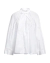 Dondup Woman Top White Size 6 Cotton In White