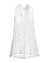 Dondup Woman Top White Size L Polyamide In White