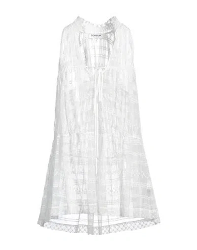 Dondup Woman Top White Size L Polyamide