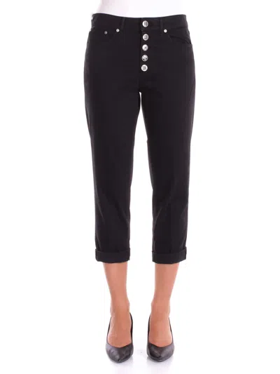 Dondup Woman Trousers Dp268b Gse043ptd 999 Pants Koons Bott Jewel Black