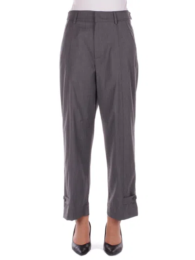 Dondup Woman Trousers Dp823 Os0120002o 920 Gray Fannie Pants In Other