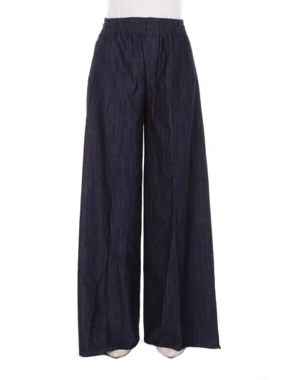 Dondup Woman Trousers Dp857dfe323d 800 Pant Jogger Roos In Dnm Blue Denim
