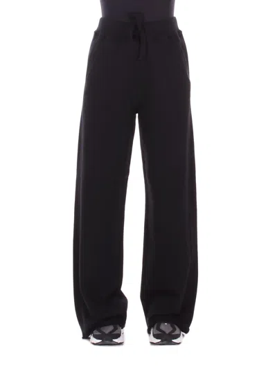 Dondup Woman Trousers Dp860kf0254d 999 Black Sweatshirt Pants
