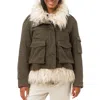 Dondup Faux-fur Trimmed Jacket