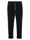 Dondup Woman Pants Black Size 31 Cotton, Elastomultiester, Elastane In Black