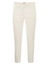 Dondup Women's Perfect - Slim Fit Stretch Trousers In White