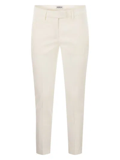 DONDUP WOMEN'S PERFECT - SLIM FIT STRETCH TROUSERS