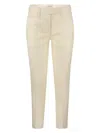 Dondup Women's Perfect - Slim Fit Stretch Trousers In Cream