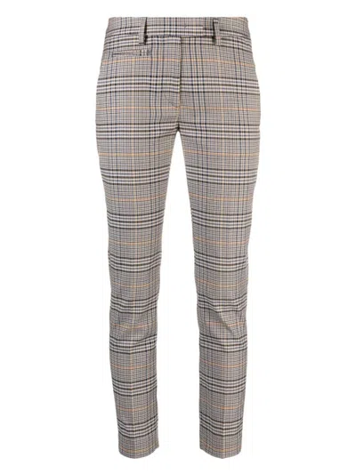 DONDUP WOMEN'S PERFECT CHECKED CROP TROUSERS