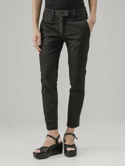 Dondup Women's Trousers  Perfect Dp066 Rse036 Pt 999 In Black