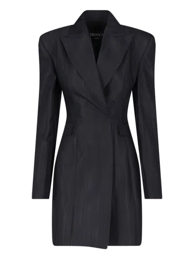 Dondup Women's Virgin Wool & Viscose Dress In Black