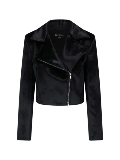 Dondup Women's Viscose-cotton Stretch Jacket In Black