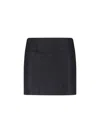 Dondup Herringbone-patterned Mini Skirt In Multi