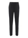 Dondup Wool Blend Trousers In Negro