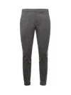 Dondup Slim-fit Trousers In Gray