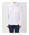 Dondup Lapel Shirt In White