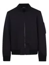 Dondup Zip-fastening Bomber Jacket In Black