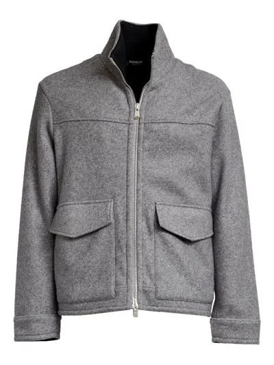 DONDUP ZIP FLAP-POCKET JACKET