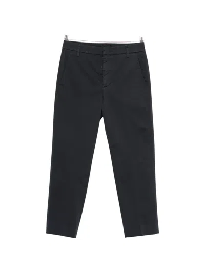 Dondup Zip-fly Trousers In Blue