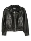 Dondup Zip-front Jacket In Black