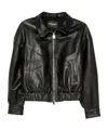 Dondup Zip-front Jacket In Black