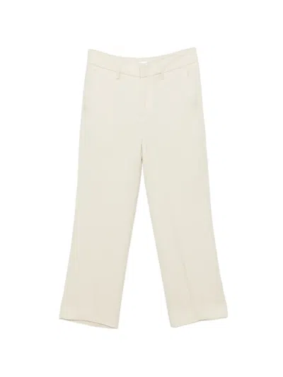 Dondup Zip Trousers In Neutral