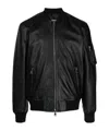 Dondup Leather Bomber Jacket