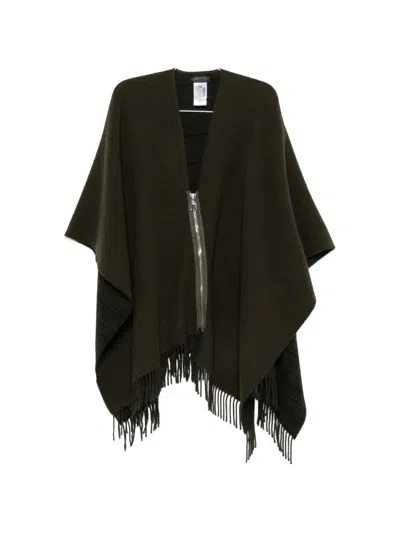 Dondup Zip-up Cape In Green