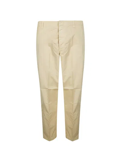 Dondup Zyan Gabardine Trousers In Neutral
