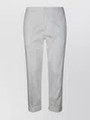 Dondup Zyan Trousers Back Pockets In White