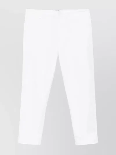 Dondup Zyan Trousers Cuffed Hem In Orange