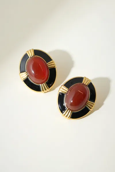 Dongguan Cool Jewelry Company Limited The Bold Circular Red Heirloom Earrings