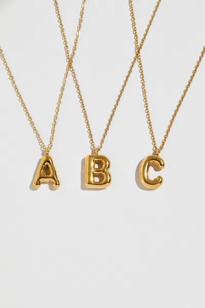Dongguan Cool Jewelry Company Limited The Bubble Letter Block Pendant Necklace