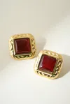 Dongguan Cool Jewelry Company Limited The Square Red Heirloom Earrings
