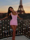 Outcast Jiul Mini Dress Pink