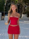 Outcast Zofia Mini Skirt Red