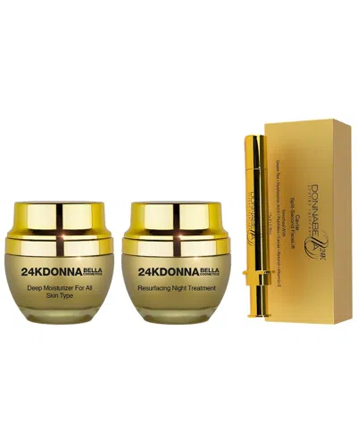 Donna Bella 24k Caviar Split Second Instant Face Lift + Deep Moisturizer + Resurfacing Night Treatme