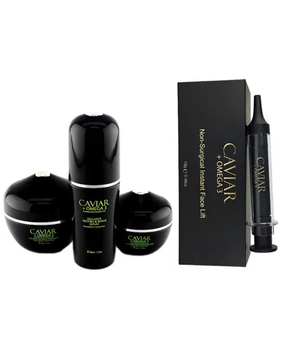 Donna Bella 24k Donna Bella Caviar + Omega 3 Non-surgical Instant Face Lift + Collagen Restore & Repair 4pc Set
