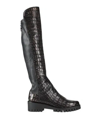 Donna Carolina Woman Boot Black Size 10 Leather
