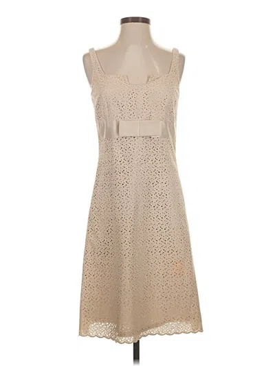 Pre-owned Donna Degnan Casual Dress In Brown