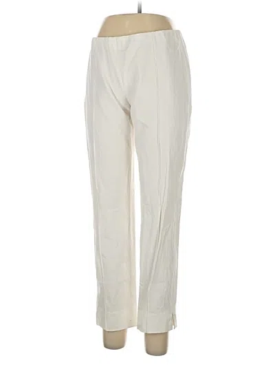 Pre-owned Donna Degnan Casual Pants In White