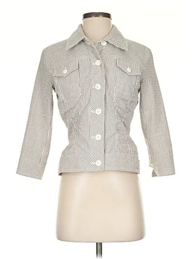 Pre-owned Donna Degnan Jacket In Gray