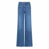 Donna Ida Blue Joan The High Waisted Patch Pocket Flare - My Side In Blue