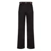 Donna Ida Minnie The High Top Full Length Wide Leg Flared Jeans - Blackest In Black